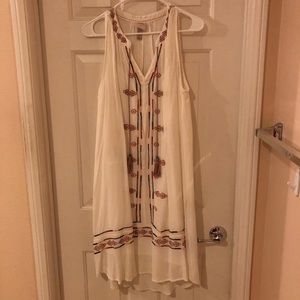 White woman’s boho dress